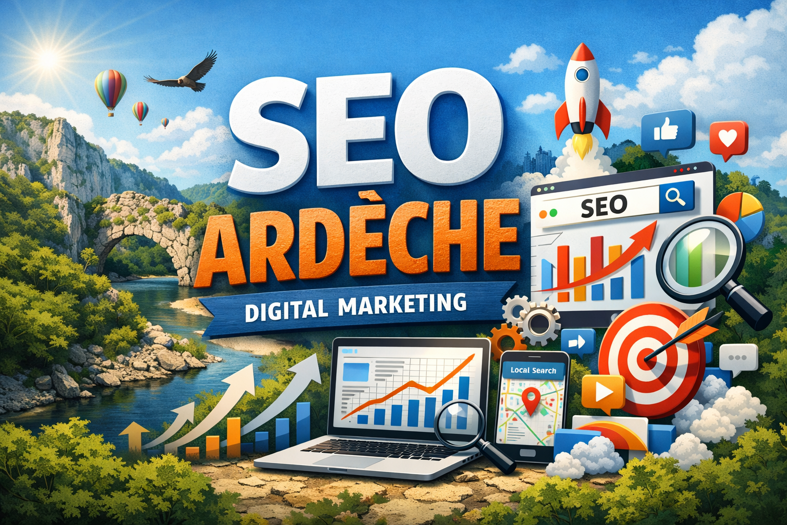 Expert en Référencement Ardèche (07) : Faites Rayonner Votre Entreprise avec Linkimedia